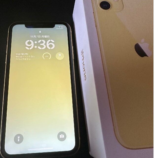 iPhone 11 64gb　イエロー　ｓｉｍ解除済　????