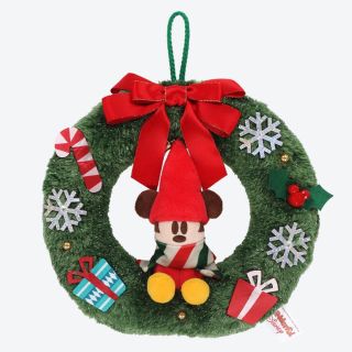 ディズニー(Disney)のディズニー　リルリンリン　クリスマスリース(キャラクターグッズ)