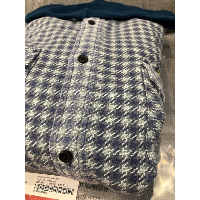 Supreme Houndstooth Flannel Hooded Shirt smcint.com
