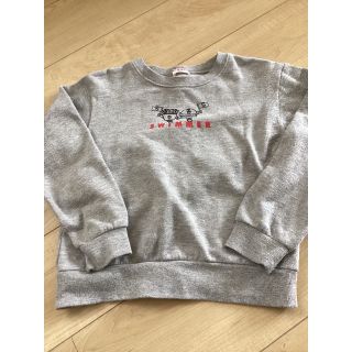 スイマー(SWIMMER)のグレー　トレーナー　サイズ130 裏起毛少し(Tシャツ/カットソー)