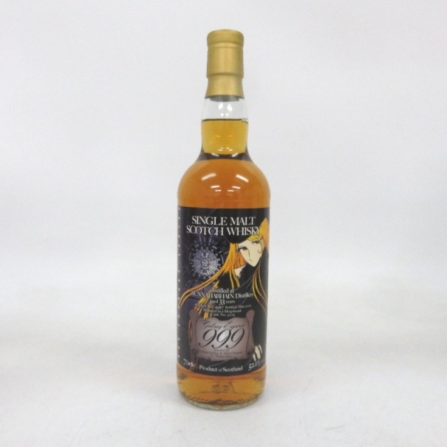 驚きの価格が実現! 銀河鉄道999ラベル 1987 未開封★Bunnahabhain【ブナハーブン】 箱なし【中古】 700ml ウイスキー