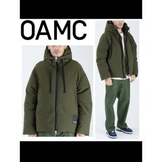 ジルサンダー(Jil Sander)のoamc ダウン【Mサイズ】カーキ(ダウンジャケット)