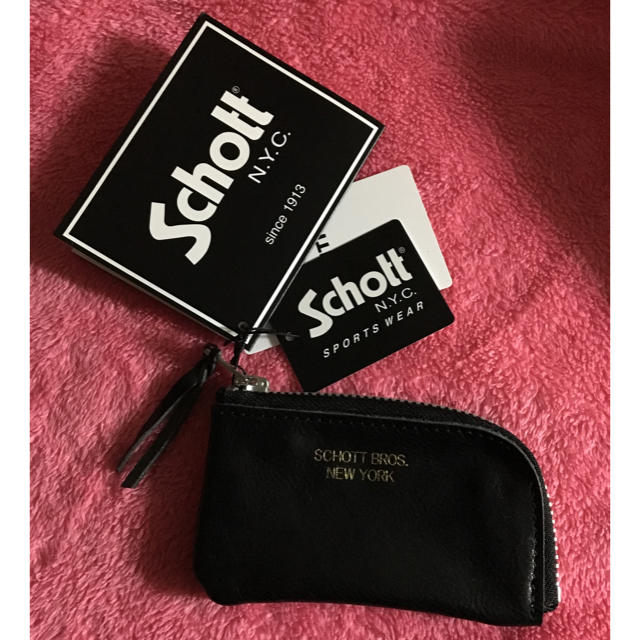 schott(ショット)のschottのレザーケース☆ メンズのファッション小物(コインケース/小銭入れ)の商品写真