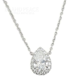 ハリーウィンストン(HARRY WINSTON)のハリーウィンストン ダイヤ ネックレス ペアシェイプ K18WG D0.5ct(ネックレス)