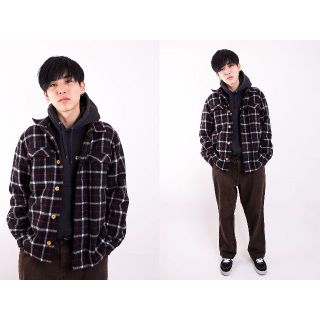 コムデギャルソン(COMME des GARCONS)のCREEP クリープ チェック×スウェット 切り替えジャケット S(スタジャン)