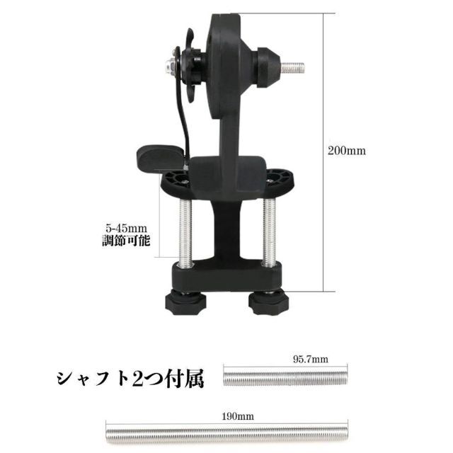 YU171　釣りライン巻 ライン巻 リール 糸巻き機 （テブール固定式）