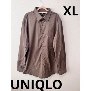 ユニクロ(UNIQLO)のUNIQLO SLIM FIT 長袖トップス　シャツ　XLサイズ(シャツ)