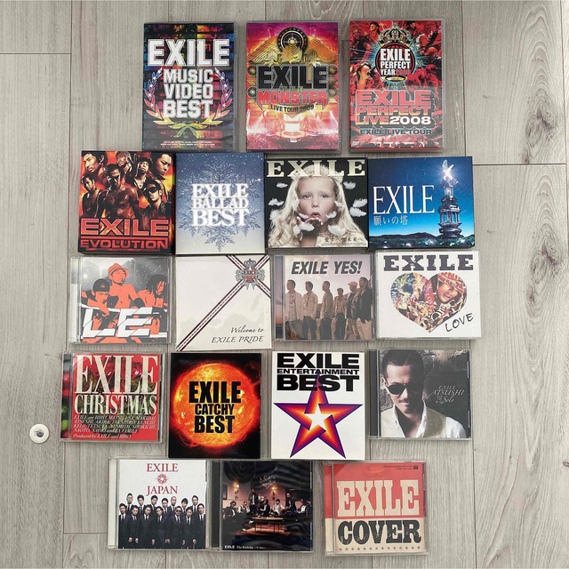 EXILE CD+DVD 18種類セット