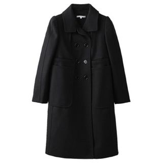 CARVEN 黒チェスターコート