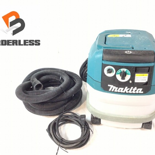 自動車/バイク☆比較的綺麗です☆ makita マキタ 100V 業務用集じん機 VC0830 本体＋ホース付き 電動工具 60984