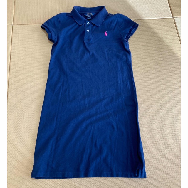 POLO RALPH LAUREN(ポロラルフローレン)のポロラルフローレン  polo ワンピース　ネイビー　150cm キッズ/ベビー/マタニティのキッズ服女の子用(90cm~)(ワンピース)の商品写真