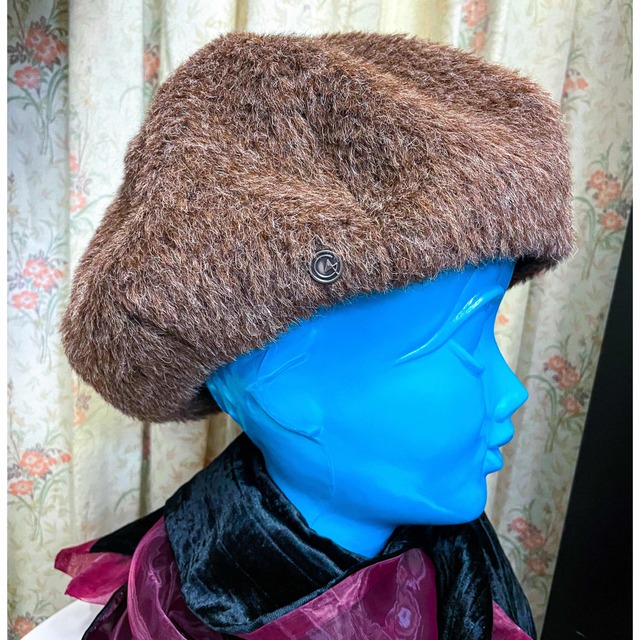 CA4LA(カシラ)のカシラ　ca4la 日本製　アルパカ　羊毛　防寒具　帽子　カーキ　ブラウン レディースの帽子(ハンチング/ベレー帽)の商品写真