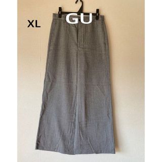 ジーユー(GU)の新品未使用品　GU ヘリンボーン柄パンツ(カジュアルパンツ)