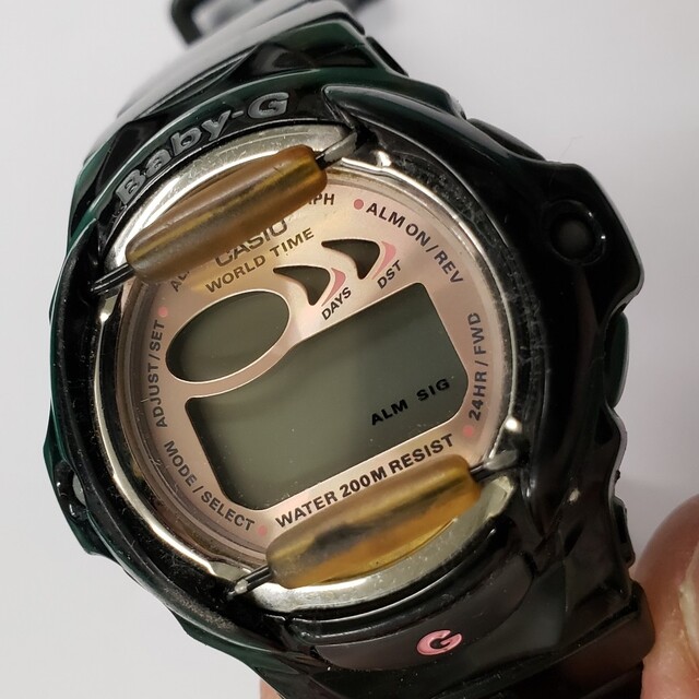 Baby-G(ベビージー)のBaby-G 光沢黒　電池切れ レディースのファッション小物(腕時計)の商品写真