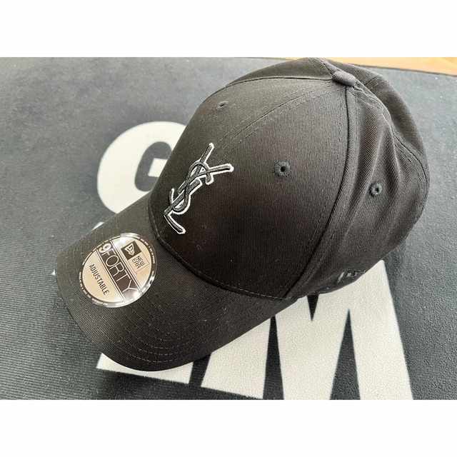 最終価格 サンローラン ニューエラ YSLモノグラムキャップ