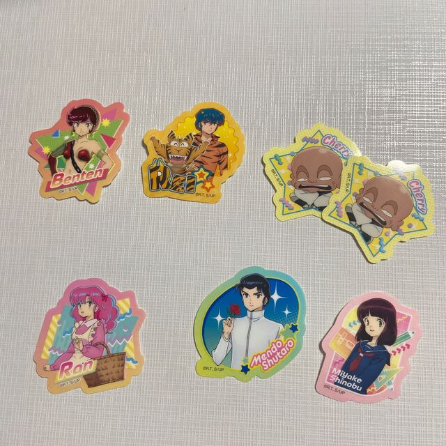 BANDAI(バンダイ)のうる星やつら グミだっちゃ シール 7枚セット エンタメ/ホビーのおもちゃ/ぬいぐるみ(キャラクターグッズ)の商品写真