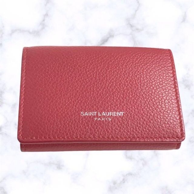 ァイターアワード YSL イヴサンローラン 三つ折り 財布 TN706 - www