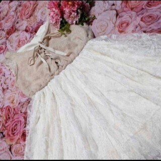 リズリサ(LIZ LISA)のリズリサ♥花柄♥フワふわ❤柔らか❤チュール♥バレリーナ❤ワンピース(ニット/セーター)