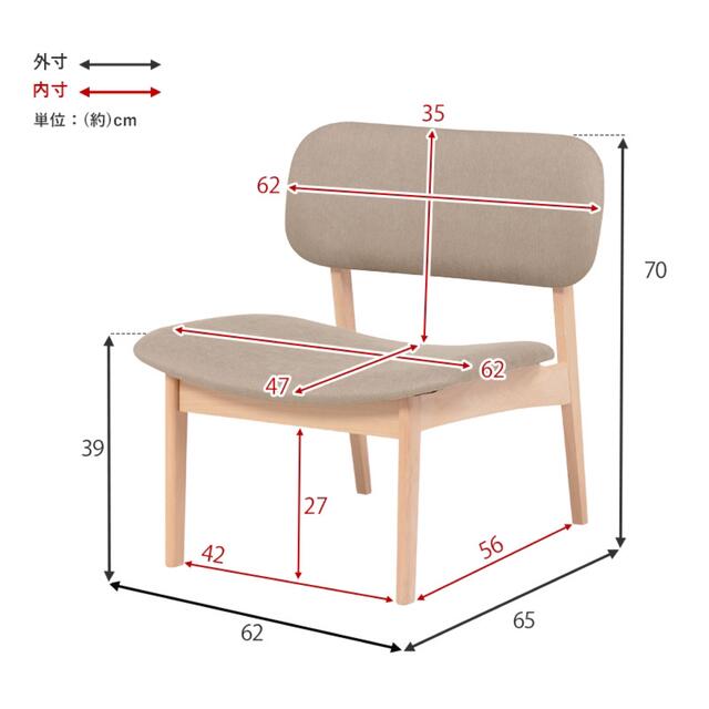 100%新品大得価ダイニングチェア 2脚セット ゆったりくつろげる シンプル チェア 2カラーの通販 by M-CLOSET｜ラクマダイニングチェア 