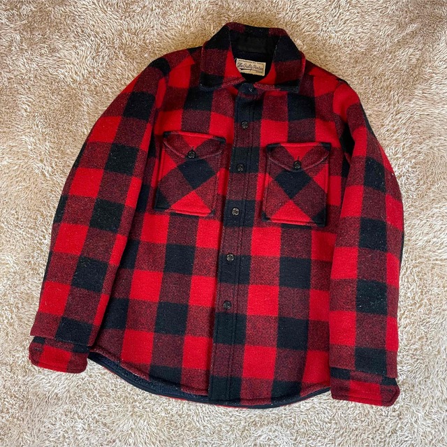 【格安】WACKO MARIA バックロゴ ネルシャツ フリースジャケット S