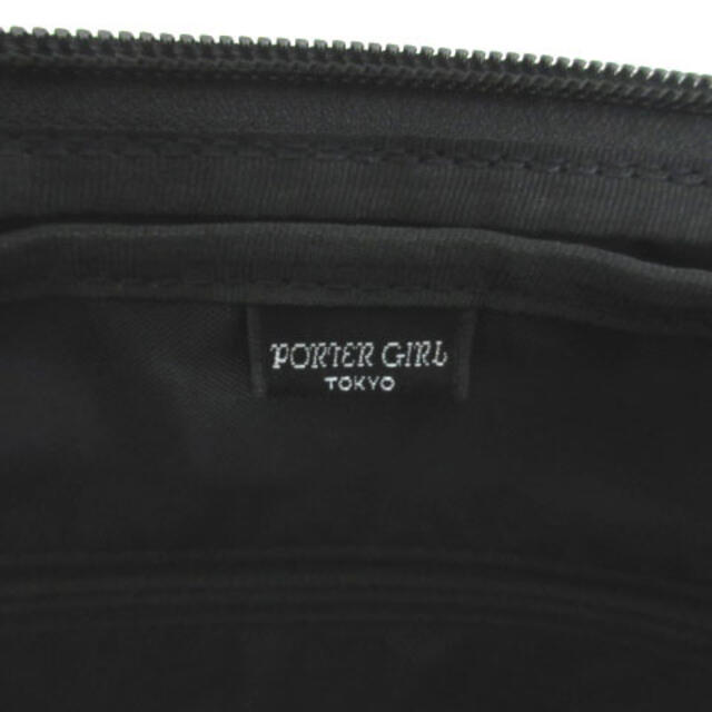 PORTER(ポーター)のポーター GIRL MOUSSE ショルダー バッグ 斜めがけ L ブラック レディースのバッグ(ショルダーバッグ)の商品写真