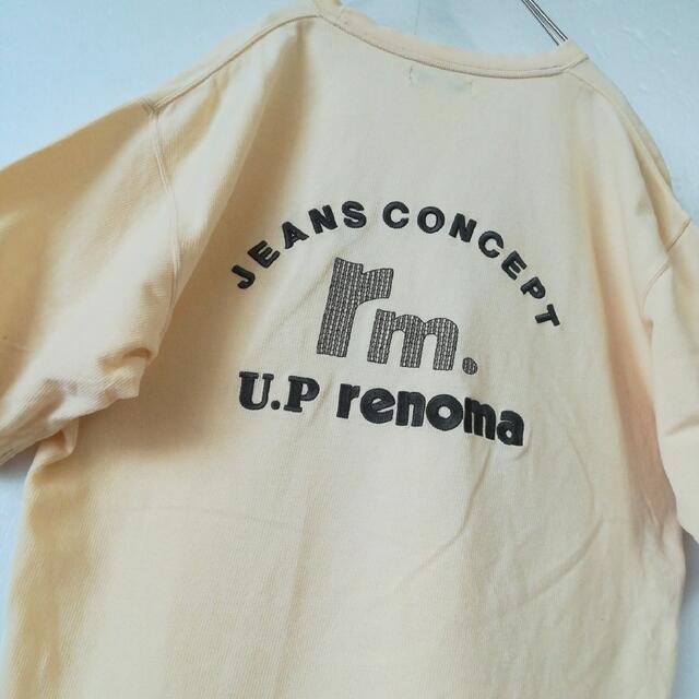 U.P renoma 半袖Tシャツ メンズL 刺繍ロゴ 古着 メンズのトップス(Tシャツ/カットソー(半袖/袖なし))の商品写真
