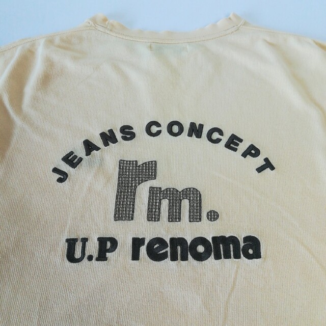 U.P renoma 半袖Tシャツ メンズL 刺繍ロゴ 古着 メンズのトップス(Tシャツ/カットソー(半袖/袖なし))の商品写真