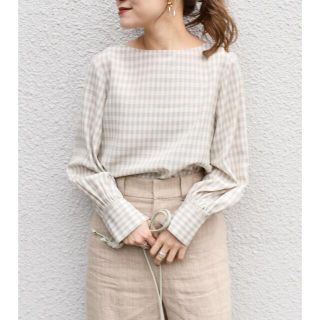 シップスフォーウィメン(SHIPS for women)のシップス　前後2way ボートネック　ブラウス(シャツ/ブラウス(長袖/七分))