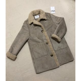 ザラキッズ(ZARA KIDS)の【zarakids】ムートンコート ☆未使用☆ 140㎝　タグ付き(コート)