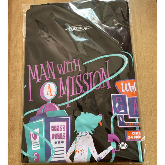 MISSION REFUELING LONG T マンウィズ ロンT /M レディースのトップス(Tシャツ(半袖/袖なし))の商品写真