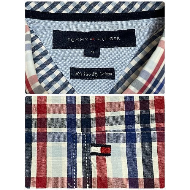 TOMMY HILFIGER(トミーヒルフィガー)のTOMMY HILFIGER 長袖シャツ チェック柄 マルチカラー レディースM レディースのトップス(シャツ/ブラウス(長袖/七分))の商品写真