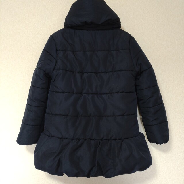 ★クリーニング済★120センチ　ネイビーコート キッズ/ベビー/マタニティのキッズ服女の子用(90cm~)(コート)の商品写真