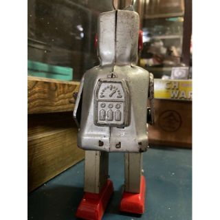 貴重】吉屋 ブリキ スパーキーロボット 初期型 昭和レトロ ヨシヤの