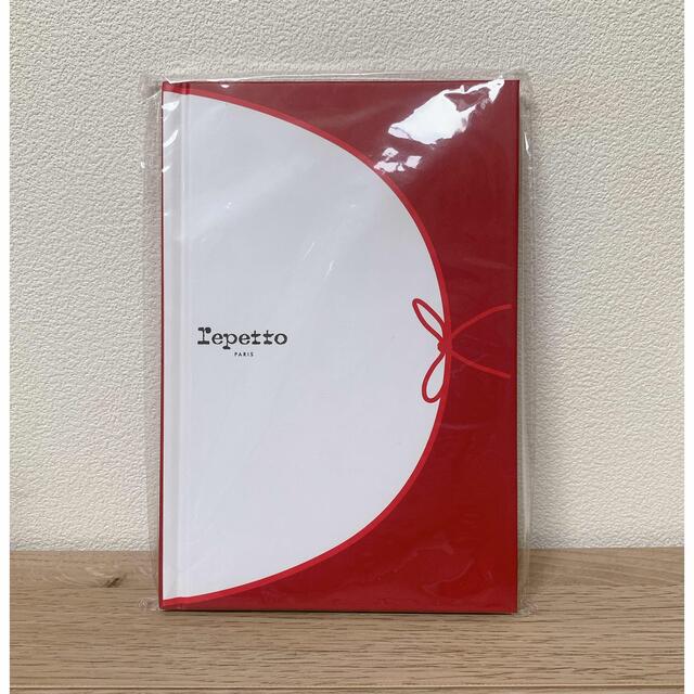 repetto(レペット)のrepetto レペット＃メモ帳　ノート　バレリーナシューズノート インテリア/住まい/日用品の文房具(ノート/メモ帳/ふせん)の商品写真