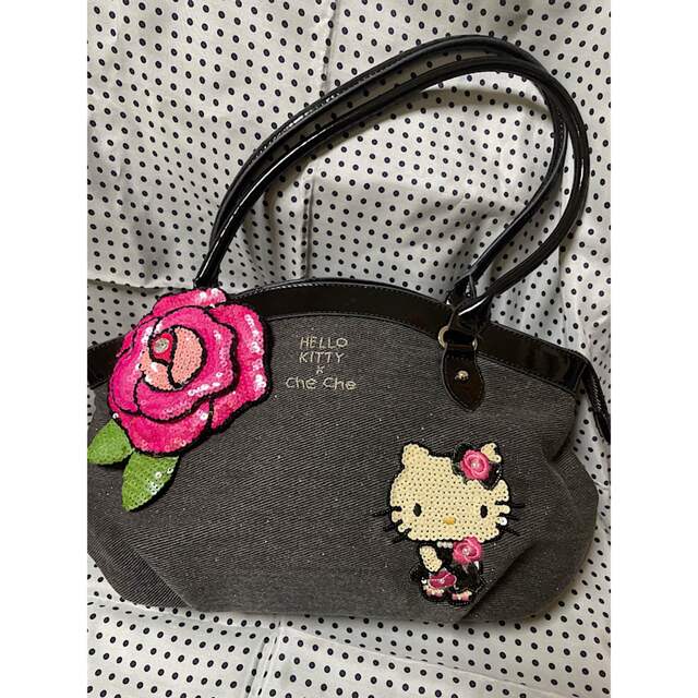 Che Che New York(チチニューヨーク)のCheCheNewYork & HelloKitty コラボ　ハンドバッグ レディースのバッグ(ハンドバッグ)の商品写真