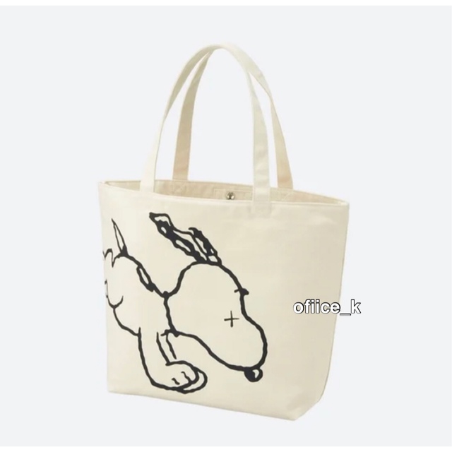 UNIQLO KAWS SNOOPY コラボ トートバッグ ホワイト 新品