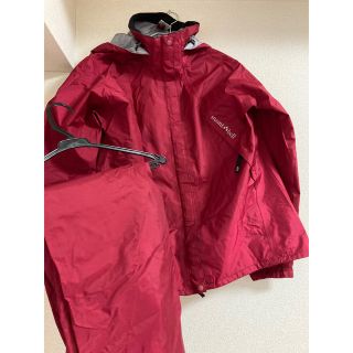 モンベル(mont bell)の【美品】モンベル　ゴアテックス　レインウェア　上下セット　レディース　Lサイズ(登山用品)