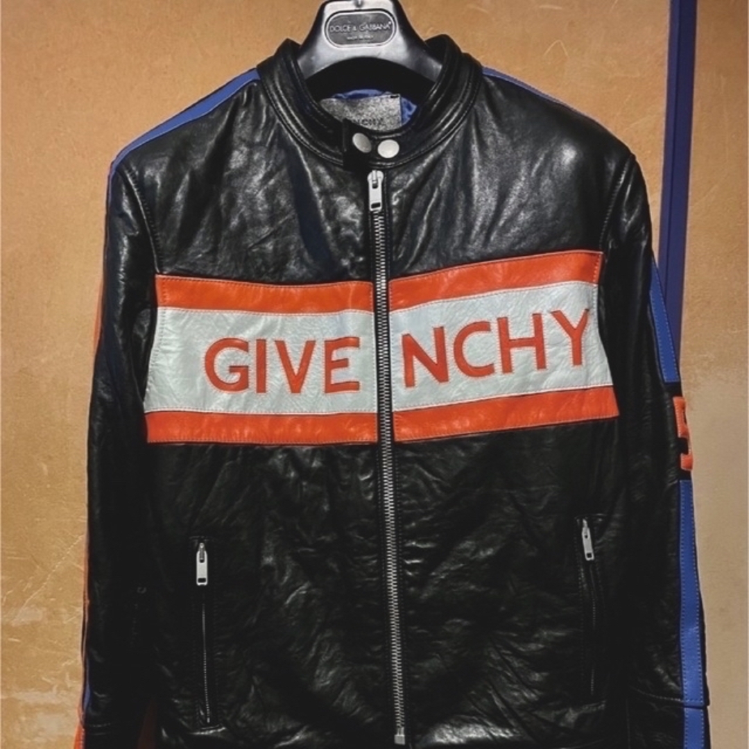 GIVENCHY(ジバンシィ)のジバンシー　レーシングジャケット メンズのジャケット/アウター(ライダースジャケット)の商品写真