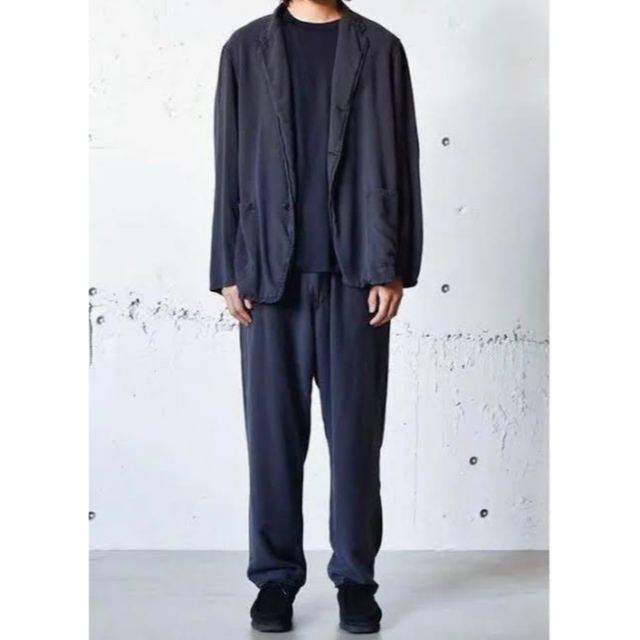 COMOLI(コモリ)のcomoli 21AW シルクネル セットアップ FADE NAVY メンズのスーツ(セットアップ)の商品写真