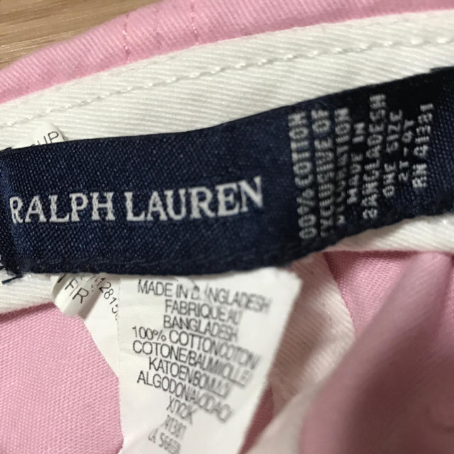 Ralph Lauren(ラルフローレン)の☆美品☆Ralph Lauren 帽子 2歳〜3歳 キャップ キッズ/ベビー/マタニティのこども用ファッション小物(帽子)の商品写真