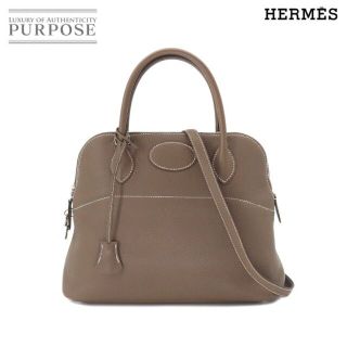 エルメス(Hermes)の未使用 展示品 エルメス HERMES ボリード 31 2way ハンド ショルダー バッグ トリヨンクレマンス エトゥープ D刻印 ゴールド 金具 VLP 90173588(ハンドバッグ)