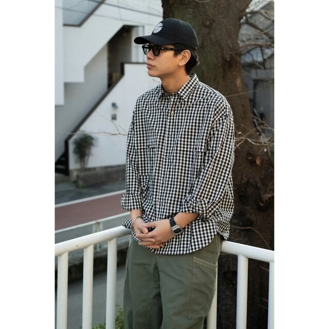 PORTER(ポーター)のポータークラシック ROLL UP GINGHAM CHECK SHIRT メンズのトップス(シャツ)の商品写真