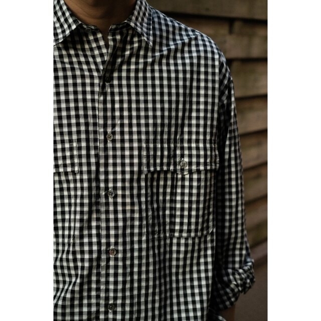 PORTER(ポーター)のポータークラシック ROLL UP GINGHAM CHECK SHIRT メンズのトップス(シャツ)の商品写真