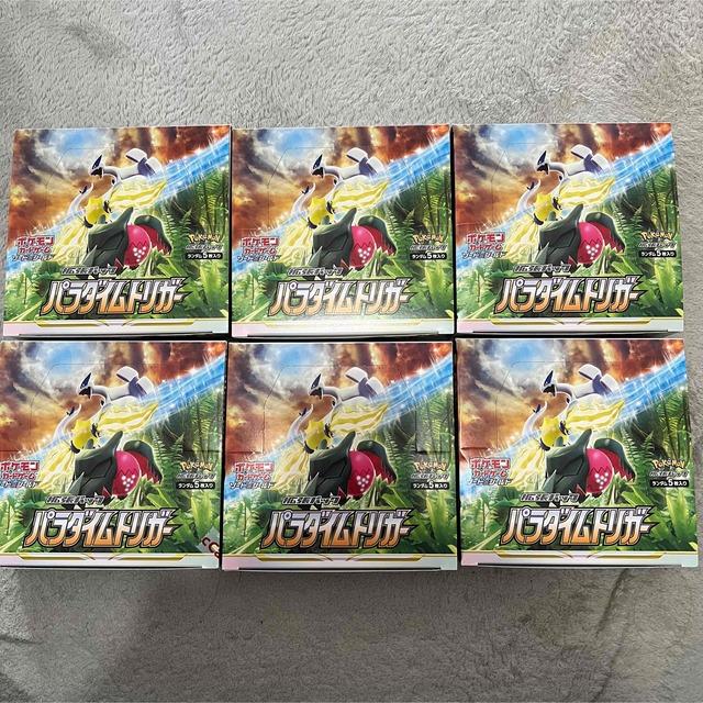 ポケモンカード パラダイムトリガー 6box シュリンクなし - Box/デッキ