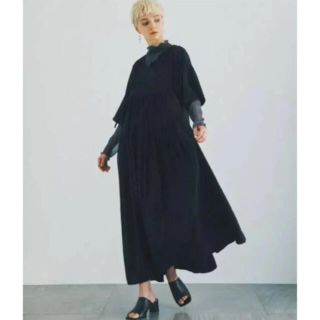 クラネ(CLANE)のCLANE DOUBLE FACE TIERED ONE PIECE(ロングワンピース/マキシワンピース)