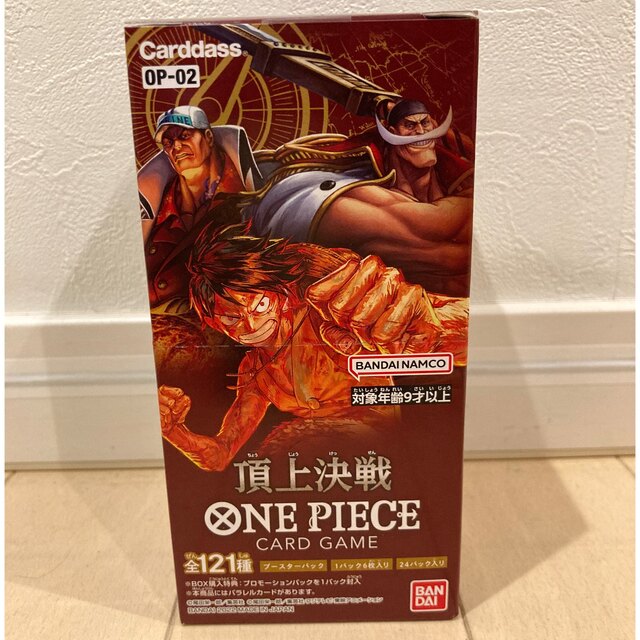 BANDAI - ONE PIECE カードゲーム ブースターパック 「頂上決戦」 1BOX の通販 by Tommy-chan's shop