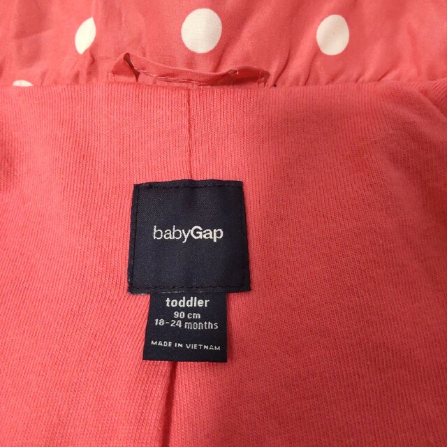 babyGAP(ベビーギャップ)のベビーギャップ　アウター　ジャンパー　90 キッズ/ベビー/マタニティのキッズ服女の子用(90cm~)(ジャケット/上着)の商品写真