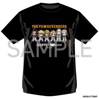 ヨミウリジャイアンツ(読売ジャイアンツ)のGIANTS×東京リベンジャーズ Tシャツ（ミニキャラ）(キャラクターグッズ)