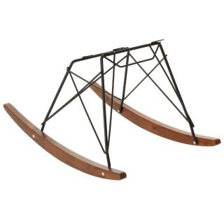 イームズ ロッカーベース 交換用 チェア 椅子 Eames 部品 黒/茶ベース(ロッキングチェア)