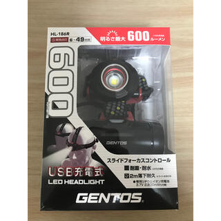 GENTOS(ジェントス) LED ヘッドライト HL-186Rの通販 by りん's ...